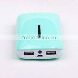 100% Real Capacity 2015 7800mAh Portable Power Banks With Dual USB Output Port thumbnail-2