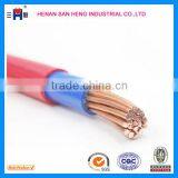 Single Core CU Bare Copper Black Pvc Jacket Construction Cable thumbnail-4