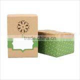 2016 China Manufacturer Brown Recycled Kraft Paper Soap Box Packaging