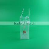2016 Hot Sale pp Plastic Wine Bag Plastic Bag Carrying Handle for Drinks thumbnail-4