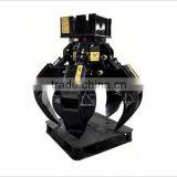 5 Teeth Hydraulic Rotating Grab for Excavator / Excavator Orange Peel Grab