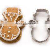 top standard high grade stainless steel 3d cookie cutter cookie stamp