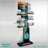 Free Design Big Advertising Showcase 3 Tier Acrylic Perfume/ Cosmetic Display Stand