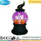 DJ-XT-12 inflatable halloween boo ball ghost with two inflatable pumpkin