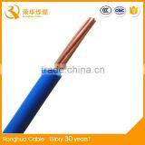 Stranded Bare Copper 99.9% Conductor PVC Insulated Electric Wire Cable Roll thumbnail-1