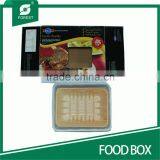 CUSTOM CORRUGATED FOOD DELIVERY BOX WITH PLASTIC TRAY thumbnail-3