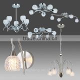 Elegant crystal ball ceiling lamp for home and hotel decor