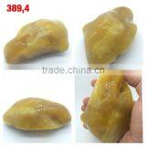 Polished Natural Baltic Amber Stones Weight 389.4 G., Amber Raw Stone thumbnail-1