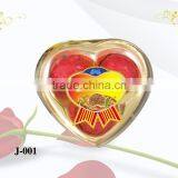 3PCS Heart Shape Peanut Chocolate 38g