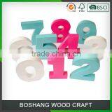 BOSHANGused for Cshool Handmade Set 0-9 Wood Numbers Quality Choice thumbnail-1