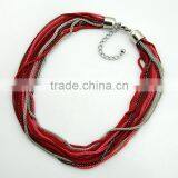 High Quality Indian Jewelry Set With Multilayer Colorful Chain Supplier's Choice thumbnail-3