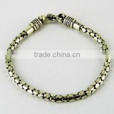 New Design !! Chain Shape Plain 925 Sterling Silver Bracelet, 2016 Fashion Silver Jewellery, Discounted Silver Jewellery
