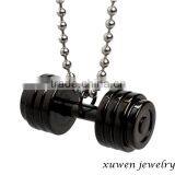 Custom IPB Stainless Steel Dumbbell Pendant