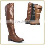 Sexy Ladies Round Toe Boots Women Over the Knee Riding Flat Boots thumbnail-3
