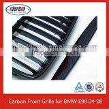 Euro Style Replacement Carbon Black Front Grille For BMW E90 04-08 Pre-facelift 3 Series thumbnail-4