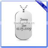 Promotion Cheap ID Dog Tag With Laser Engraved Logo