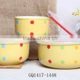 Microwave Safe Round Ceramic Bowl With Lids in Liling thumbnail-2