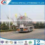 China 40tons 3 Axle 50CBM Aluminium Alloy Fuel Tank Trailer for Sale thumbnail-6