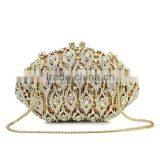 AB Color Crystal Clutch Evening Bag Rhinestone Handmade Bag Fancy Ladies Purse (88138A-AB) thumbnail-2