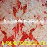 2015 Hot Sell 92% Polyester 8% Spandex Digital Print Maple Leaf Design on ks Spandex Velvet for Dress thumbnail-2