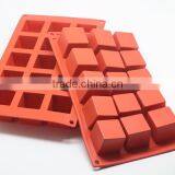 15 Cavity Silicone Brownie Mold Bread Mold Square Soap Mold thumbnail-5