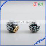 Trendy Ball Double Side Pearl Stud Earrings Glass Beads Elegant Sunflower Statement Earrings Summer Style Fashion Jewelry thumbnail-4