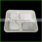 High Quality Disposable Plastic Divided Paper Food Microwave Tray