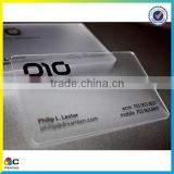 superior quality durable plastic mirror business card