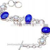 Silver Jewellery Asscher Cut Engagement Earrings Women Yellow Diamond Bracelets thumbnail-4