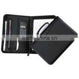 High Quality Leather Presentation Folder A4 Conference File Holder thumbnail-1