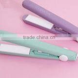Mini Beautiful Color 2 In 1 Hair Straightener And Curler for Travel Portable thumbnail-2