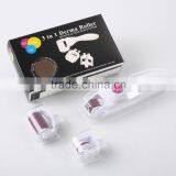 Bestsell 0.5/2.0/1.5mm Heads 3 in 1 Roller 180/600/1200 Micro Needles Skin Recovery thumbnail-5