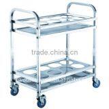TT-BU112 Stainless Steel Two Layer Kettle Service Cart thumbnail-1