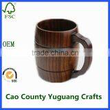 Custom Wholesale Coffee Beans Storage Wooden Cup thumbnail-1