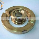 Professional manufacturer cnc metal machining aluminum turned small part color anodized aluminum fitting