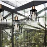 Industrial Loft Style Black Iron Electric Vintage Pendant Light With 6-12 Bulbs thumbnail-4