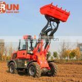 Qingdao Everun Mini Garden Loader 1.0 Ton Small Wheel Loader With Forks thumbnail-6