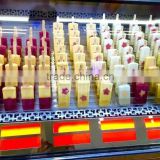 Commercial popsicle ice lolly macking machine with 2 moulds