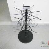 3-Tier Counter Rotating Metal Wire Fashion Jewelry Display Stands thumbnail-3