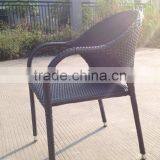 C - CF667 Outdoor Wicker Furniture Black Rattan Chair thumbnail-2