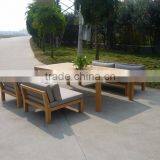 Outdoor Furniture Wood Coffee Table Set thumbnail-3