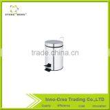 Mini Round Step Stainless Steel Trash Can thumbnail-1