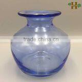 Colored Pumpkin Shaped Trumpet Glass Vase thumbnail-4