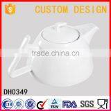 Custom Logo Pure White Ceramic White Kettle Ceramic Pitcher Water Pitcher Water Kettle thumbnail-2