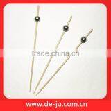 Yellow Ball Decorative Short Handle Bamboo Skewers thumbnail-2