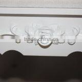 Home Furniture Dressing Table Set, Bedroom Dresser With Mirror and Bench, Wooden Make up Table Set thumbnail-3