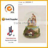Resin Christmas Manger Water Ball for in Door Decor