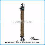 Factory Sales Fashion Emergency Nylon Bracelet Survival Paracord Wristband thumbnail-3