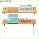 Bamboo Dish Drying Rack 2 Tier Kitchen Shelf Homex-BSCI Factory thumbnail-6