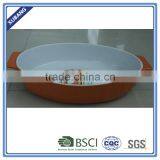 Oval Shape Unique Design Ceramic Wholesale Bakeware Set thumbnail-5